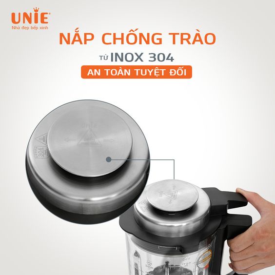 Máy làm sữa hạt Unie V8S chống trào thông minh